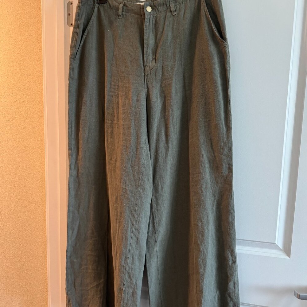 NWT L'Agence The Brie Linen Pant - Picture 9 of 9